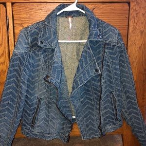 PERFECT CONDITION Free People denim jacket